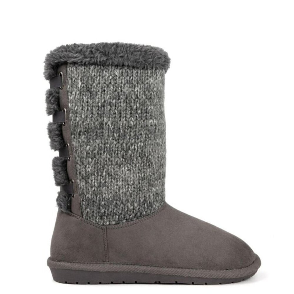 Sugar Womens Panthea Microsuede Faux Fur Winter & Snow Boots